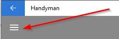 Language settings in Handyman Mobile