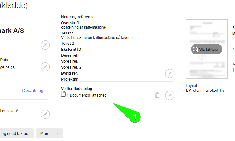 Step 4 — confirm invoice