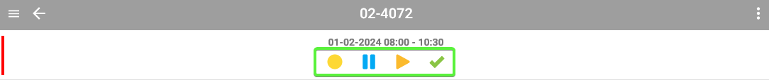Task status icons detail