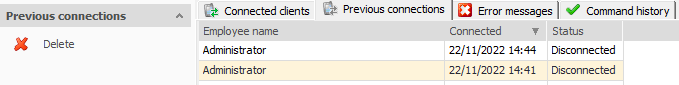Sync info tabs